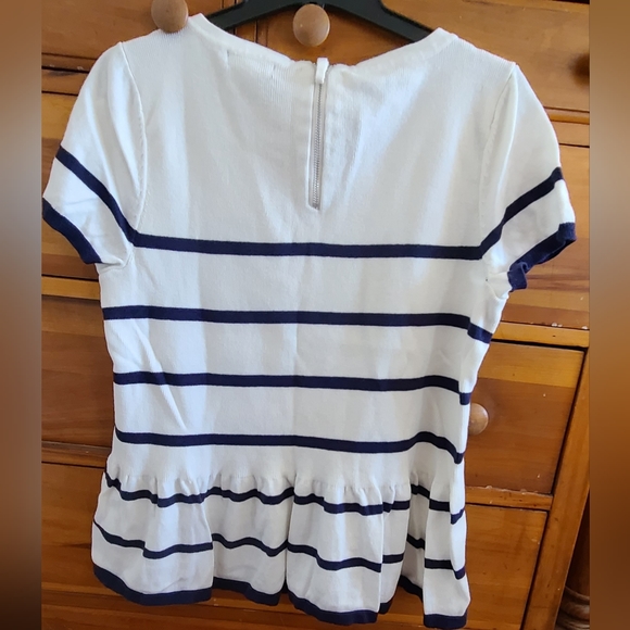Peplum short sleeve sweater top - Picture 5 of 11